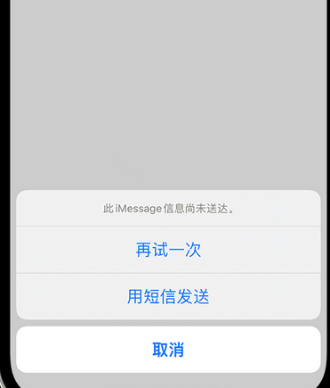 丰满apple维修iPhone上无法正常发送iMessage信息