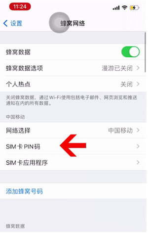 丰满苹果14维修网分享如何给iPhone14的SIM卡设置密码 