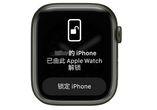 丰满苹果手机维修分享用 AppleWatch 解锁配备面容 ID 的 iPhone方法 