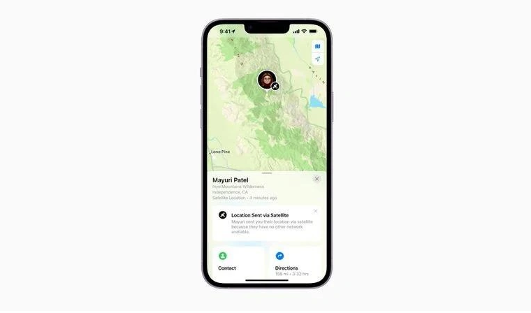 丰满苹果14维修分享iPhone14系列中 FindMy功能通过卫星分享位置方法教程 