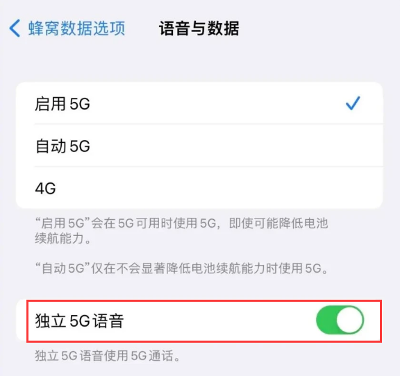 丰满苹果14维修分享iPhone 14 Pro如何开启VoNR 
