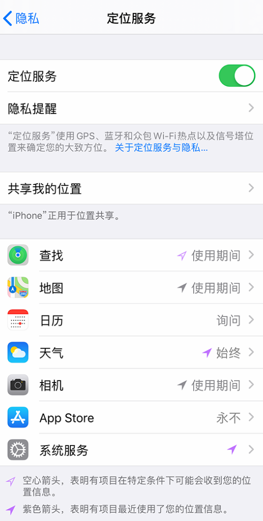 丰满苹果手机维修分享iPhone 状态栏中时间显示为蓝色图标是什么情况 